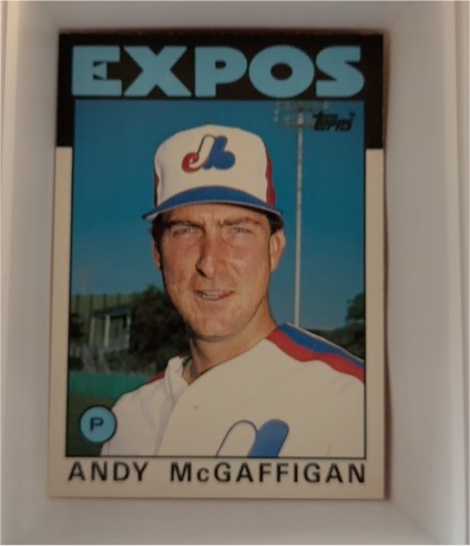 1986 Topps Traded #72T Andy McGaffigan — front