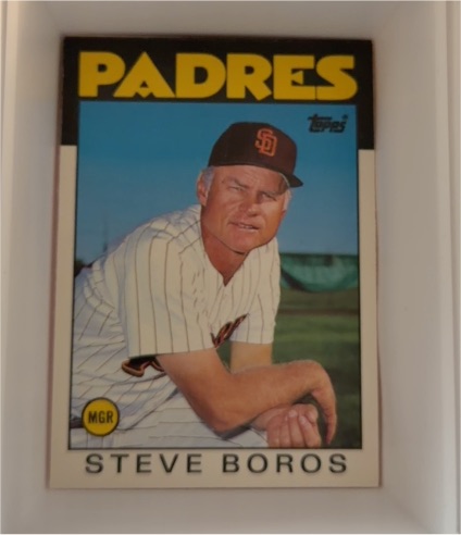 1986 Topps Traded #15T Steve Boros — front