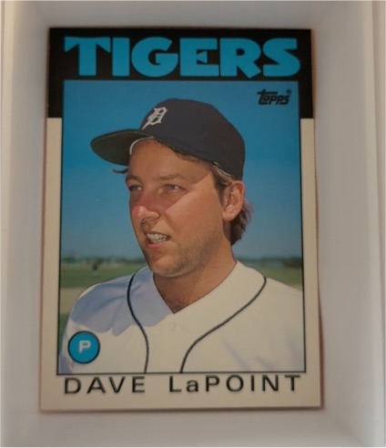 1986 Topps Traded #61T Dave LaPoint — front