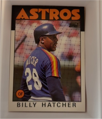 1986 Topps Traded #45T Billy Hatcher — front