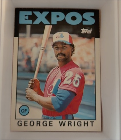 1986 Topps Traded #128T George Wright — front