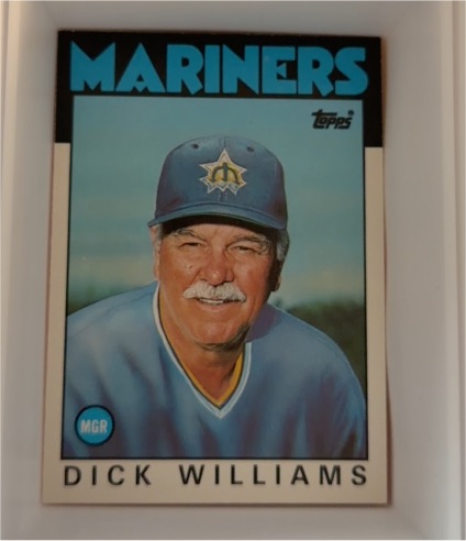 1986 Topps Traded #124T Dick Williams — front