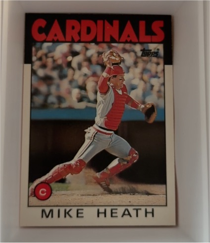 1986 Topps Traded #46T Mike Heath — front