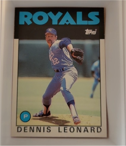1986 Topps Traded #65T Dennis Leonard — front