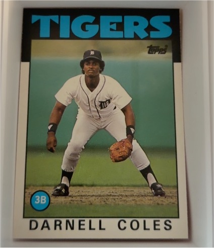 1986 Topps Traded #26T Darnell Coles — front