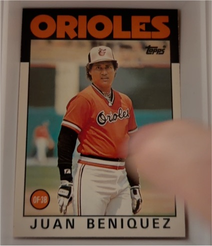 1986 Topps Traded #8T Juan Beniquez — front