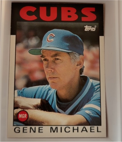 1986 Topps Traded #73T Gene Michael — front