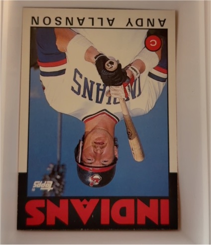 1986 Topps Traded #1T Andy Allanson — front