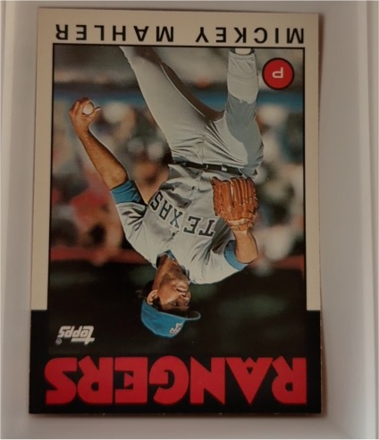 1986 Topps Traded #68T Mickey Mahler — front