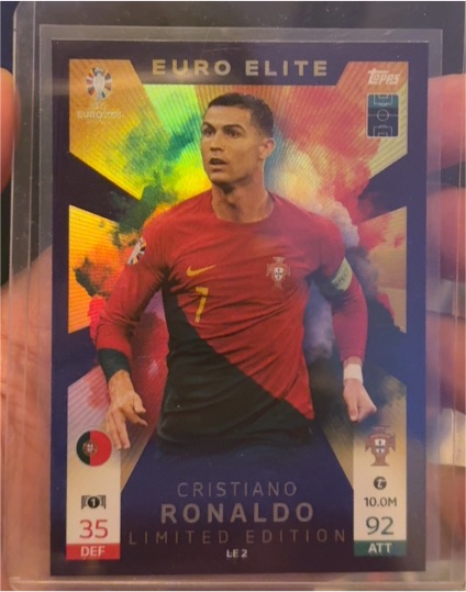 2024 Topps Match Attax UEFA Euro #LE2 Cristiano Ronaldo — front