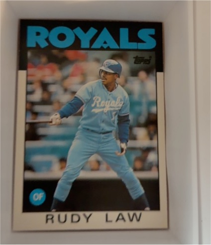 1986 Topps Traded #62T Rudy Law — front