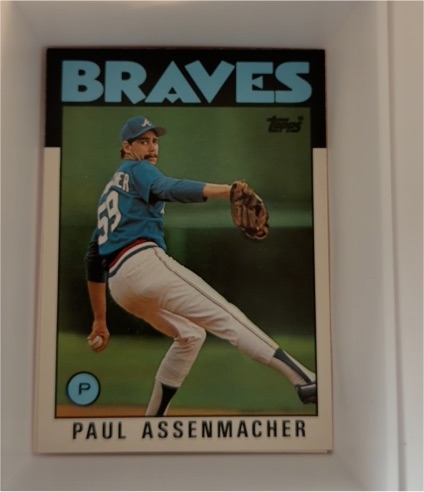 1986 Topps Traded #4T Paul Assenmacher — front