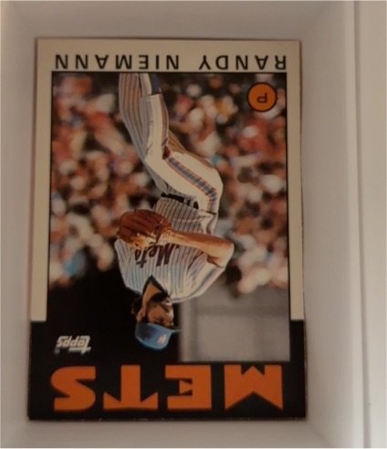 1986 Topps Traded #78T Randy Niemann — front