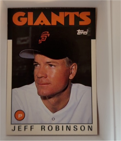 1986 Topps Traded #93T Jeff Robinson — front