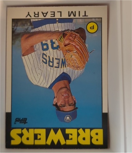 1986 Topps Traded #64T Tim Leary — front