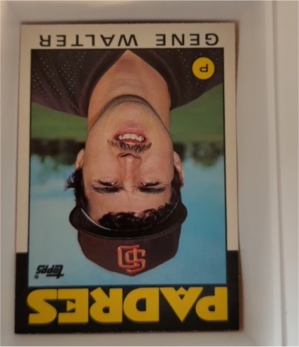 1986 Topps Traded #121T Gene Walter — front