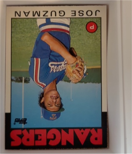 1986 Topps Traded #43T Jose Guzman — front