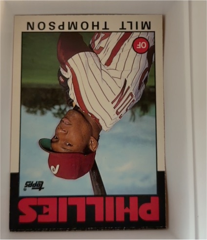 1986 Topps Traded #112T Milt Thompson — front