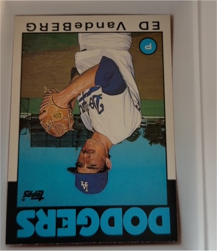 1986 Topps Traded #118T Ed Vande Berg — front