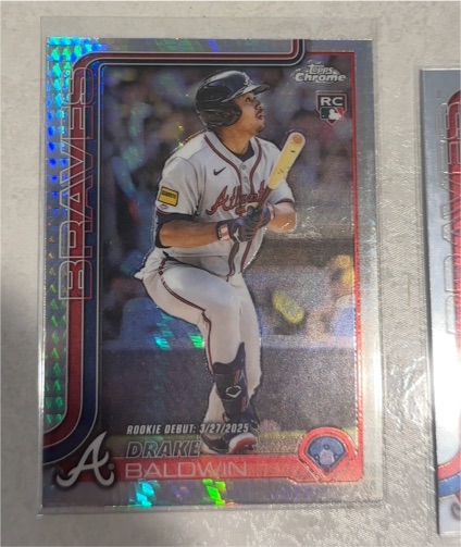 2025 Topps Chrome Update #USC88 Drake Baldwin — front
