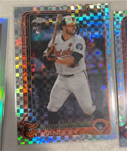 2025 Topps Chrome Update #USC58 Maverick Handley — front