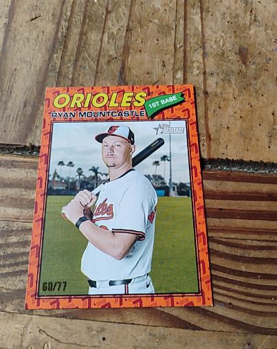 2026 Topps Heritage #131 Ryan Mountcastle — front