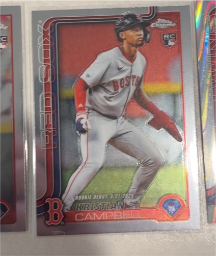 2025 Topps Chrome Update #USC188 Kristian Campbell — front