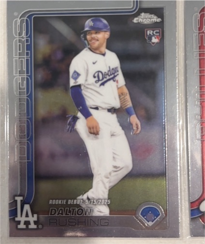 2025 Topps Chrome Update #USC151 Dalton Rushing — front
