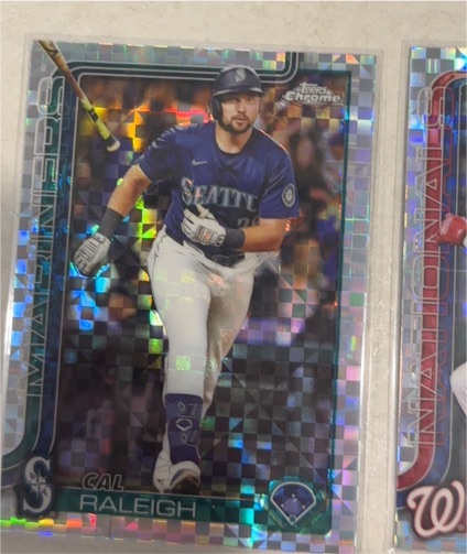 2025 Topps Chrome Update Series #USC45 Cal Raleigh — front