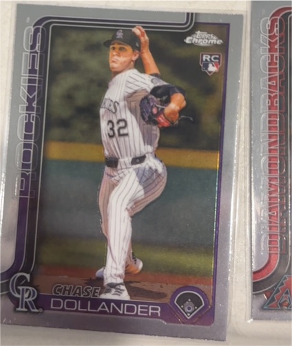 2025 Topps Chrome Update Series #USC18 Chase Dollander — front