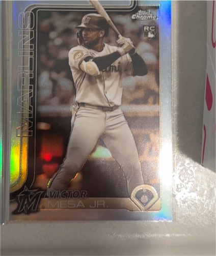 2025 Topps Chrome Update #USC4 Victor Mesa Jr. — front