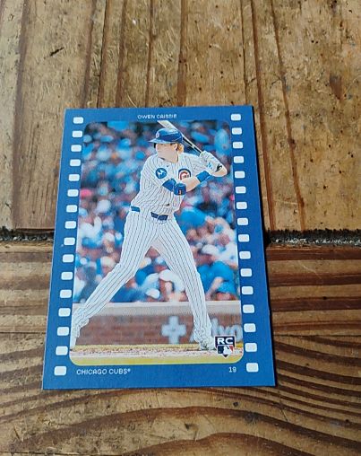 2026 Topps Heritage Ready, And Action #RA-OC Owen Caissie — front