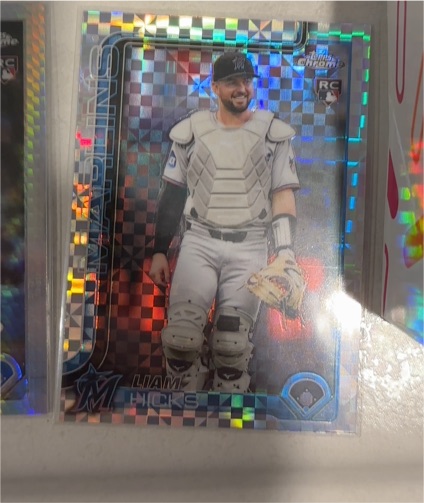 2025 Topps Chrome Update #USC86 Liam Hicks — front