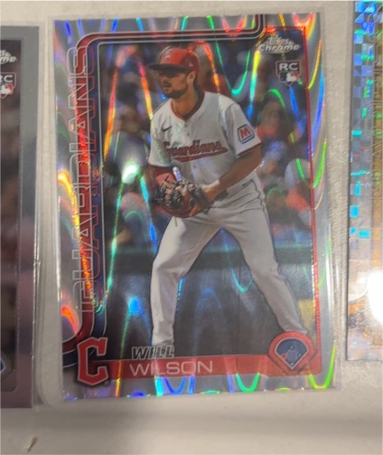 2025 Topps Chrome Update #USC187 Will Wilson — front