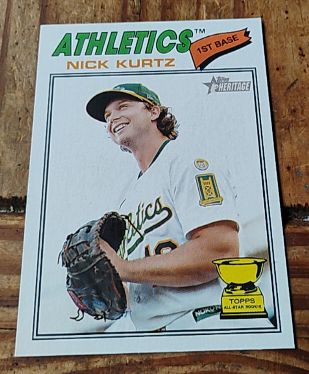 2026 Topps Heritage #275 Nick Kurtz — front