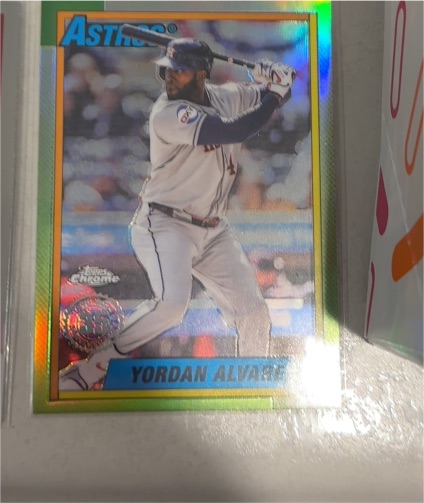 2025 Topps Chrome Update #90CU-7 Yordan Alvarez 1990 Topps Chrome — front