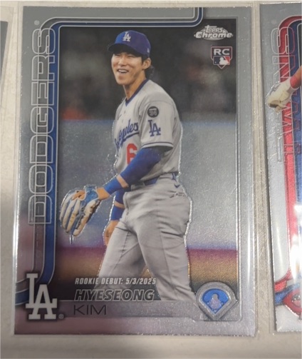 2025 Topps Chrome Update #USC149 Hyeseong Kim — front