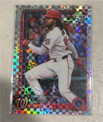 2025 Topps Chrome Update Series #USC95 James Wood — front