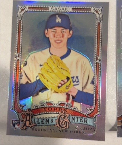 2025 Topps Allen & Ginter #92 Roki Sasaki — front