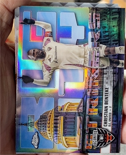 2025 Topps Chrome MLS #BCS-1 Christian Benteke Big City Strikers — front