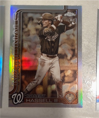 2025 Topps Chrome Update #USC154 Robert Hassell III — front