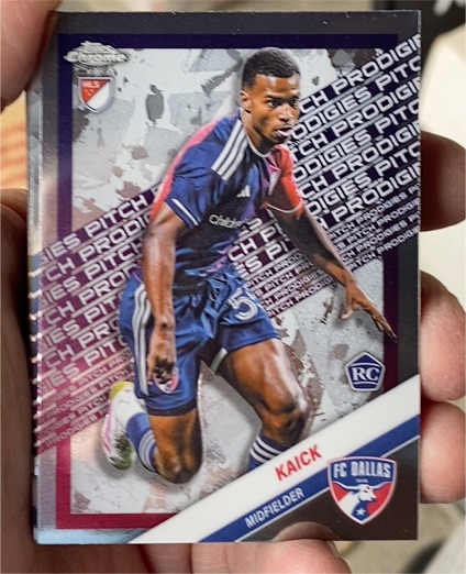 2025 Topps Chrome MLS Pitch Prodigies #200 Kaick — front
