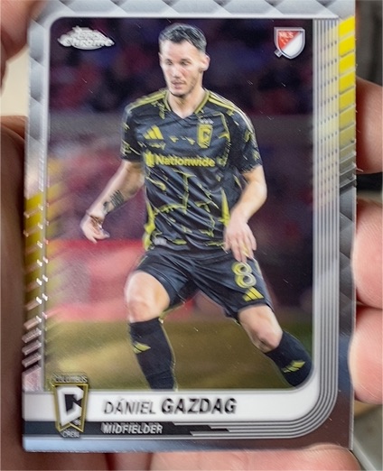 2025 Topps Chrome MLS #115 Dániel Gazdag — front