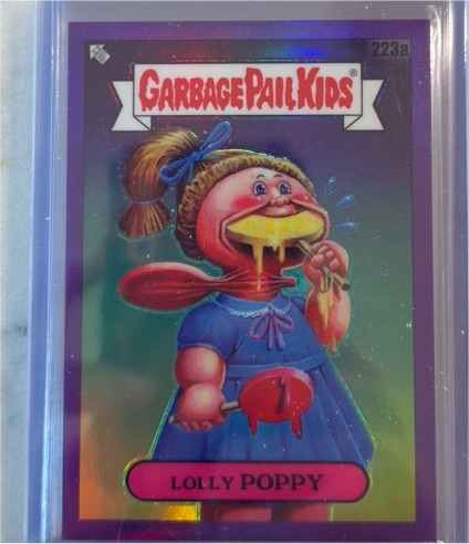 2023 Topps Garbage Pail Kids Chrome Series 6 #223a Lolly Poppy — front