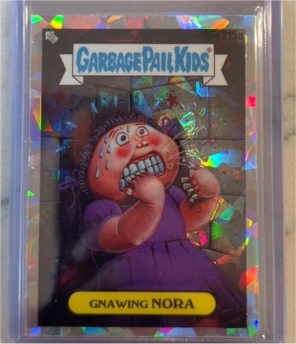 2023 Topps Chrome Garbage Pail Kids Series 6 #215a Gnawing Nora — front