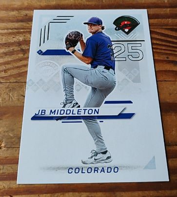 2025 Panini Prospect Edition #168 JB Middleton — front
