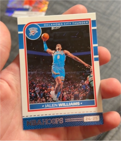 2024-25 Panini NBA Hoops #201 Jalen Williams — front