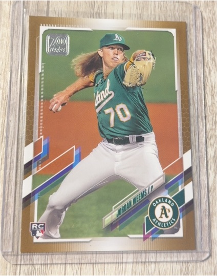 2021 Topps Series 2 #570 Jordan Weems — front