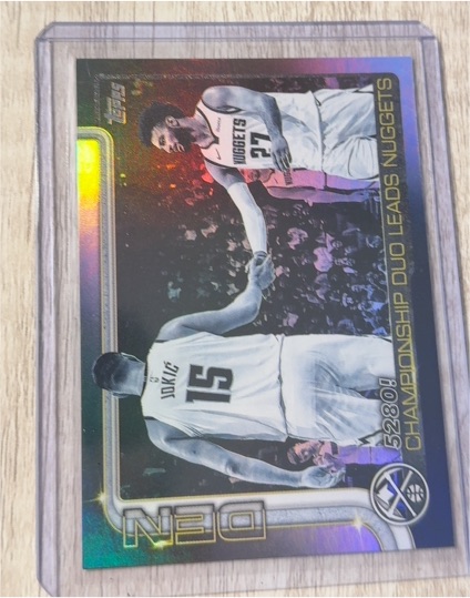 2025-26 Topps #286 5280! Championship Duo Leads Nuggets — front