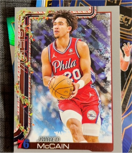 2025-26 Topps Holiday #H20 Jared McCain — front